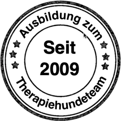 Ausbildung zum Therapiehundeteam seit 2009 Ausbildung zum Therapiehundeteam seit 2009